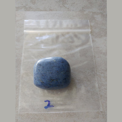 Dumortierite Tumbled Stone - Peru (Approx 3/4" - 1")