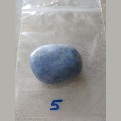 Dumortierite Tumbled Stone - Peru (Approx 3/4" - 1")