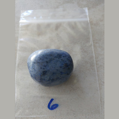 Dumortierite Tumbled Stone - Peru (Approx 3/4" - 1")