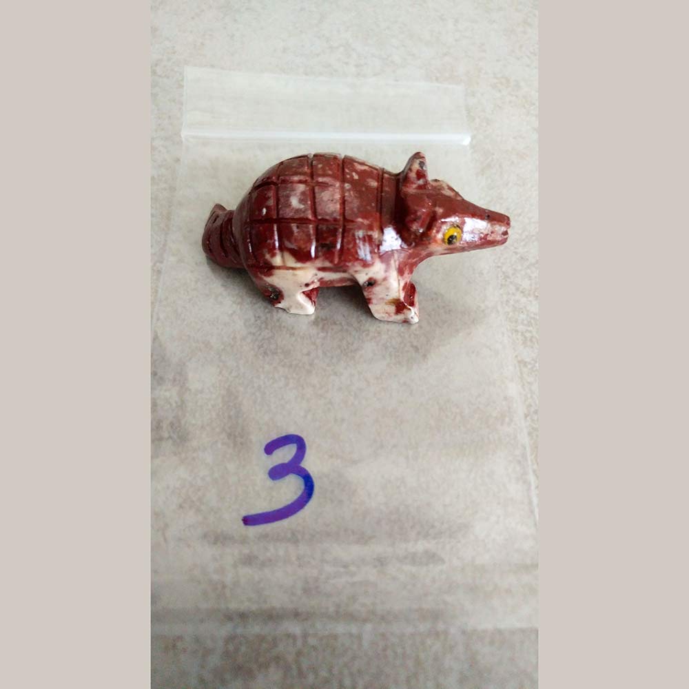 Soapstone Carved Armadillo