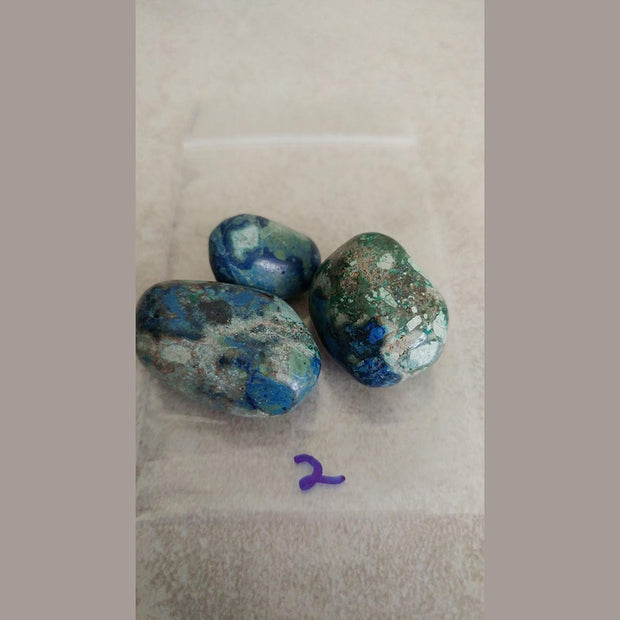 Azurite The ancient Chinese revered Azurite as the Stone of Heaven, able to open spiritual doorways. 