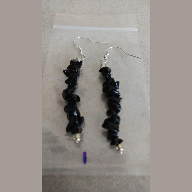 Black Agate Earrings These are beautiful and will accent whatever you wear.