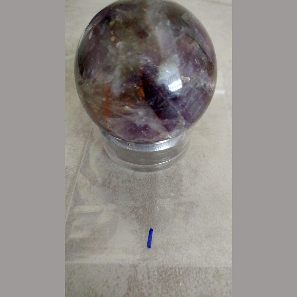 Black Amethyst Sphere A very special purchase of a very special stone