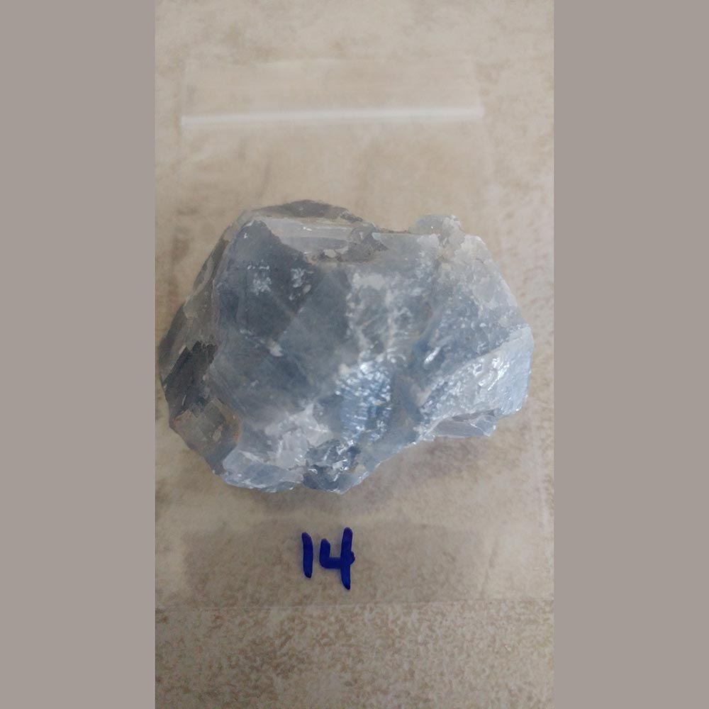 Blue Calcite is a gentle stone for recuperation and relaxation