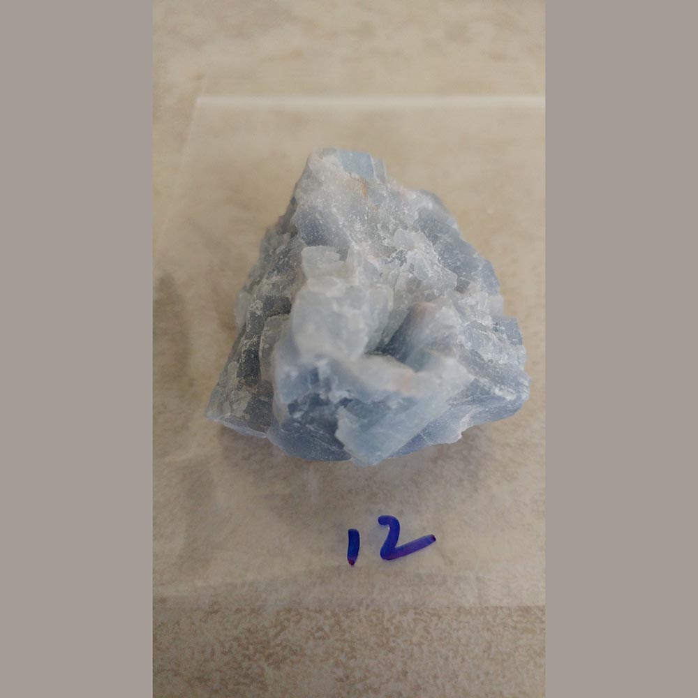 Blue Calcite is a gentle stone for recuperation and relaxation