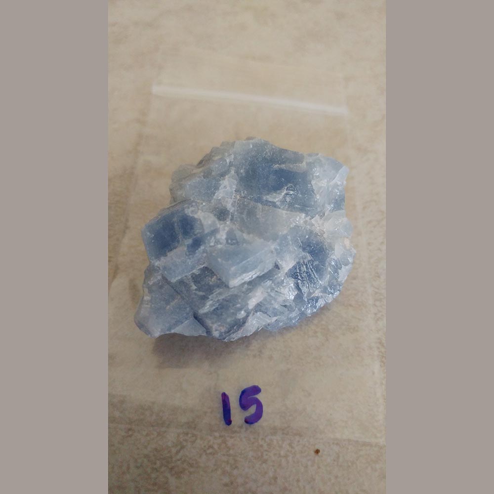 Blue Calcite is a gentle stone for recuperation and relaxation