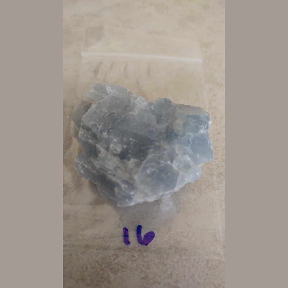 Blue Calcite is a gentle stone for recuperation and relaxation