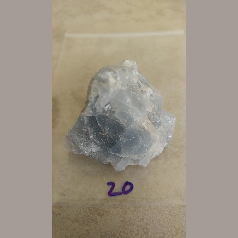 Blue Calcite is a gentle stone for recuperation and relaxation