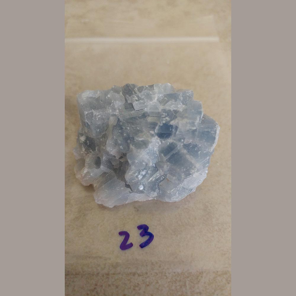 Blue Calcite is a gentle stone for recuperation and relaxation