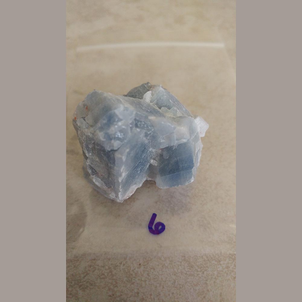 Blue Calcite is a gentle stone for recuperation and relaxation