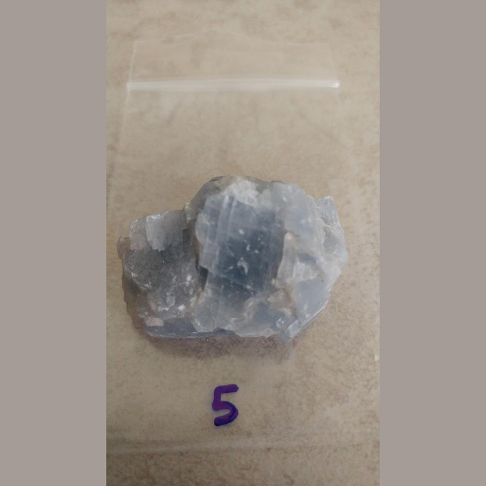 Blue Calcite is a gentle stone for recuperation and relaxation