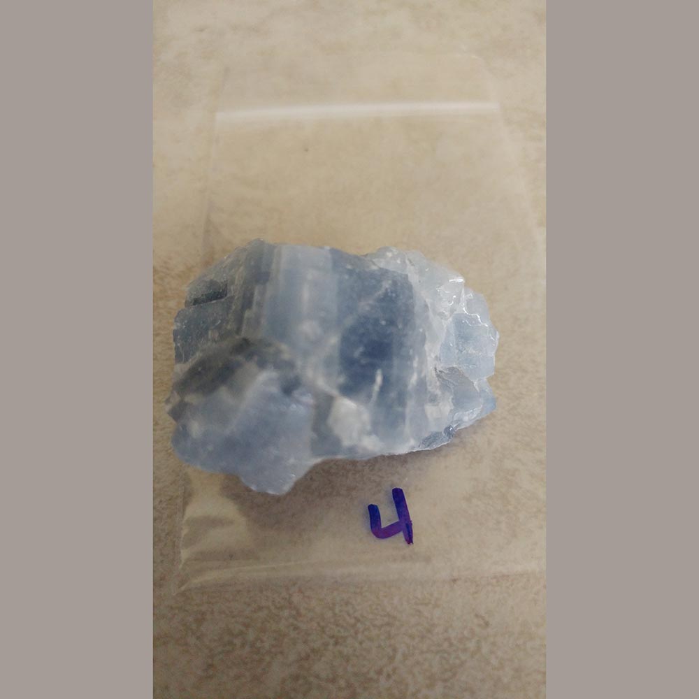 Blue Calcite is a gentle stone for recuperation and relaxation