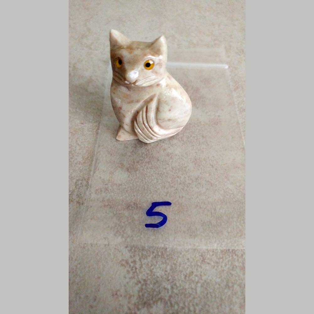 Soapstone Carved Cat