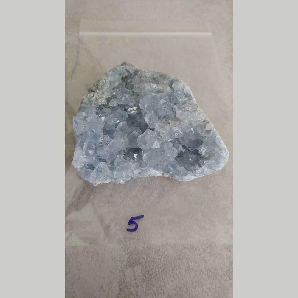 Celestite is an excellent healing stone, dissolving pain and bringing in love