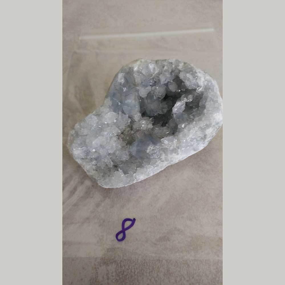 Celestite is an excellent healing stone, dissolving pain and bringing in love