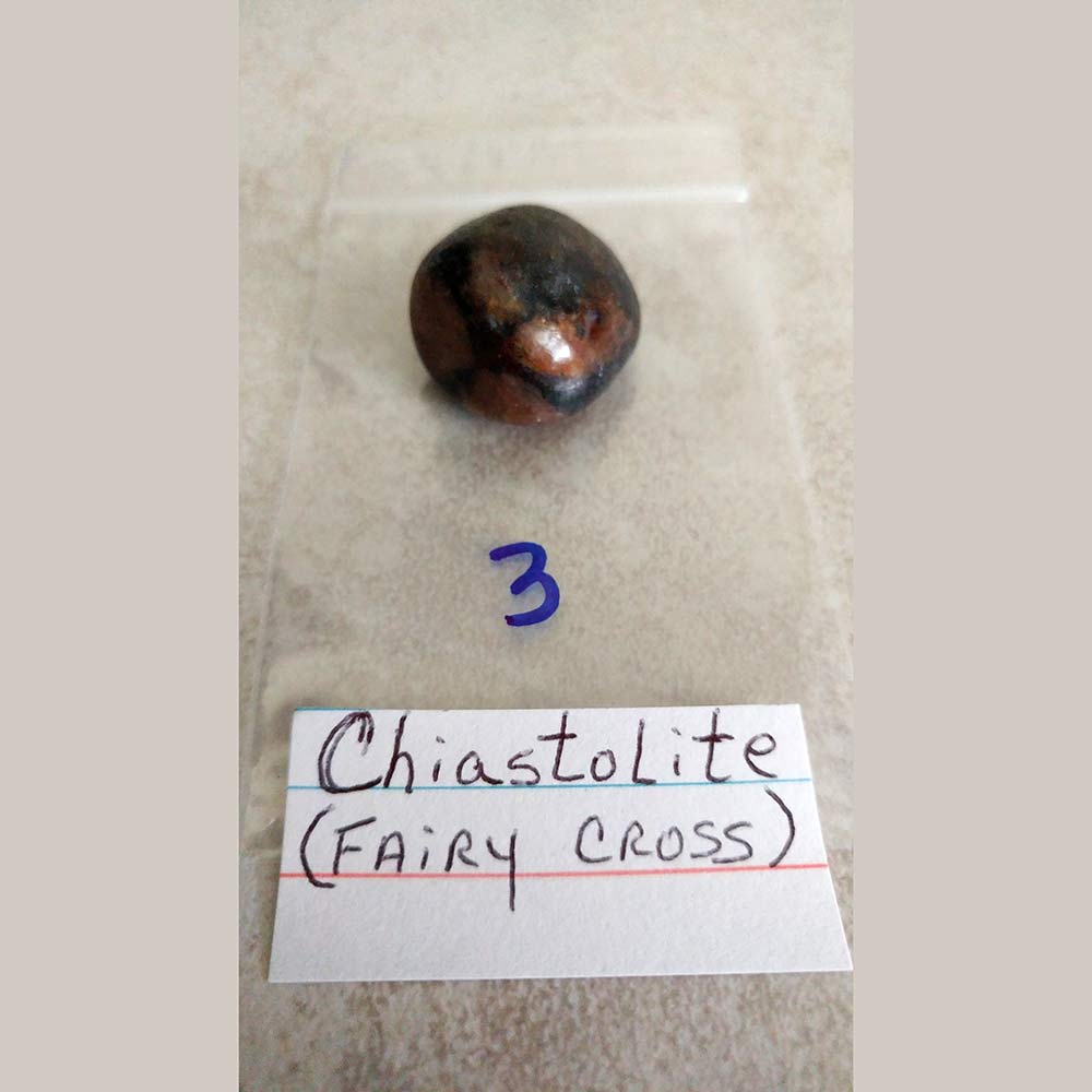 Chiastolite promotes practicality, creativity, adaptation to change, problem-solving, strength, devotion, balance, memory and harmony