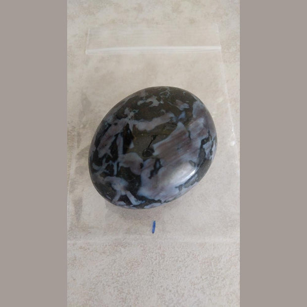 Mystic Merlinite palmstone opening doors to deeper intuitive abilities