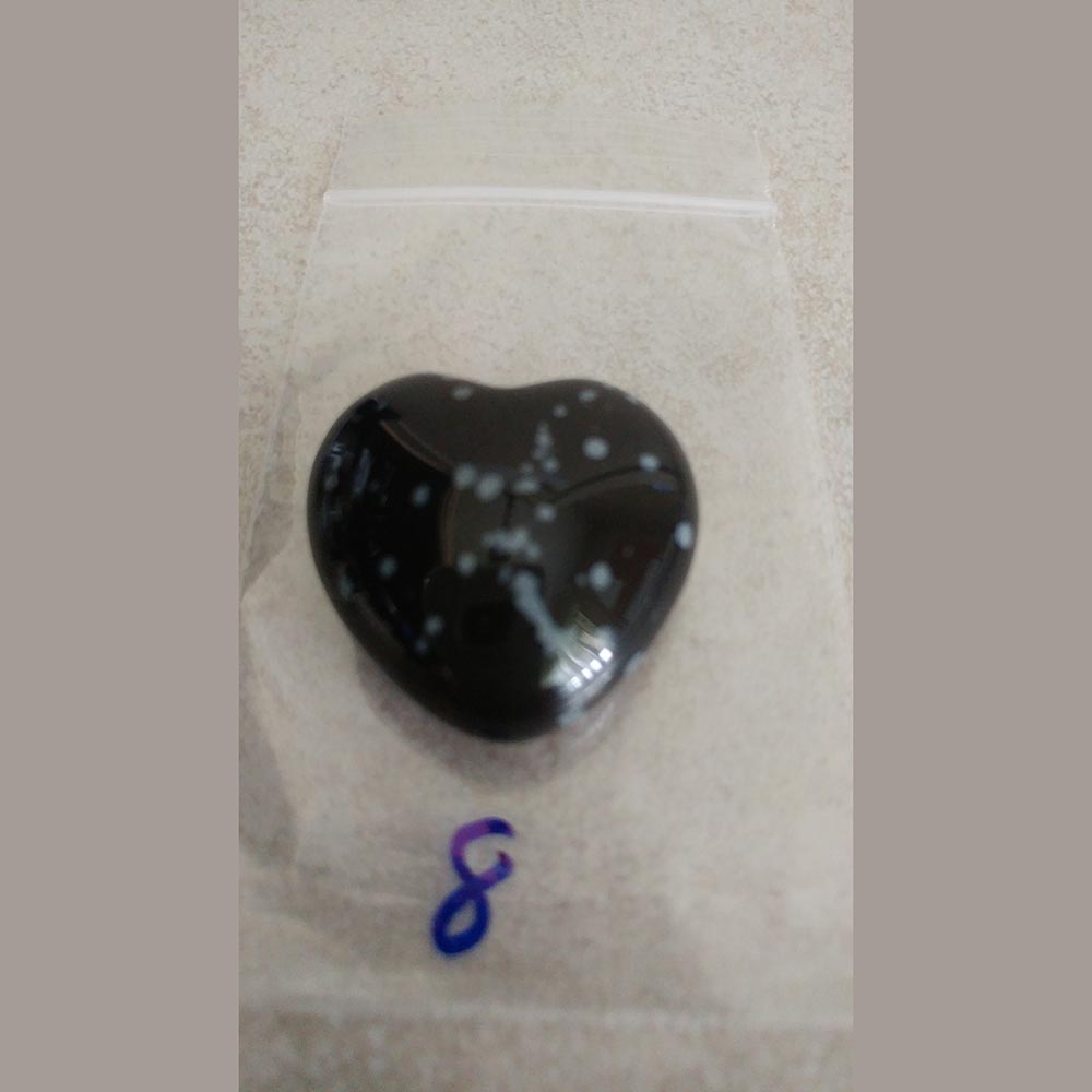 Snowflake Obsidian can remove negativity from a space or person with ease