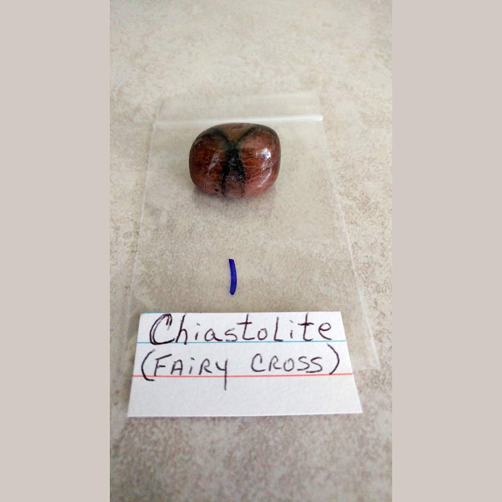 Chiastolite promotes practicality, creativity, adaptation to change, problem-solving, strength, devotion, balance, memory and harmony