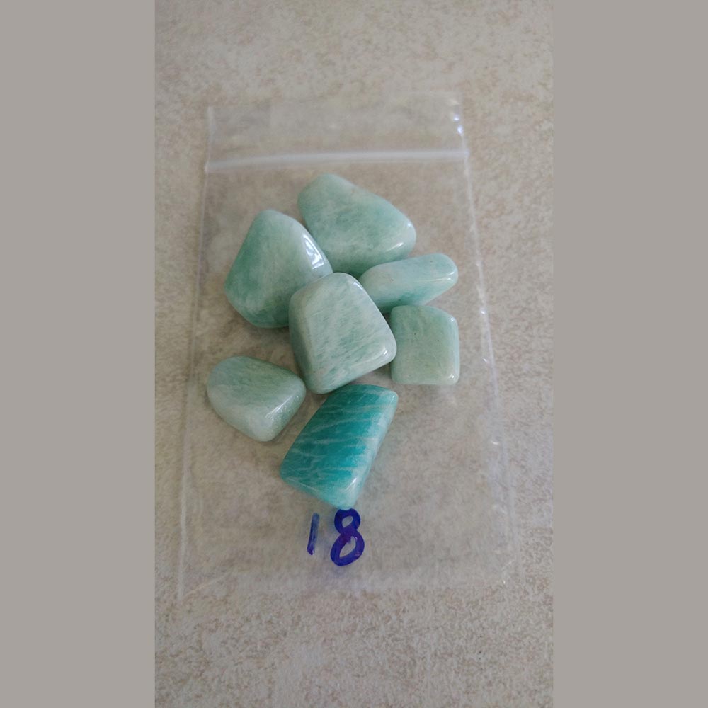 Amazonite Tumbled small/Med. India - Love My Pet Gemstone