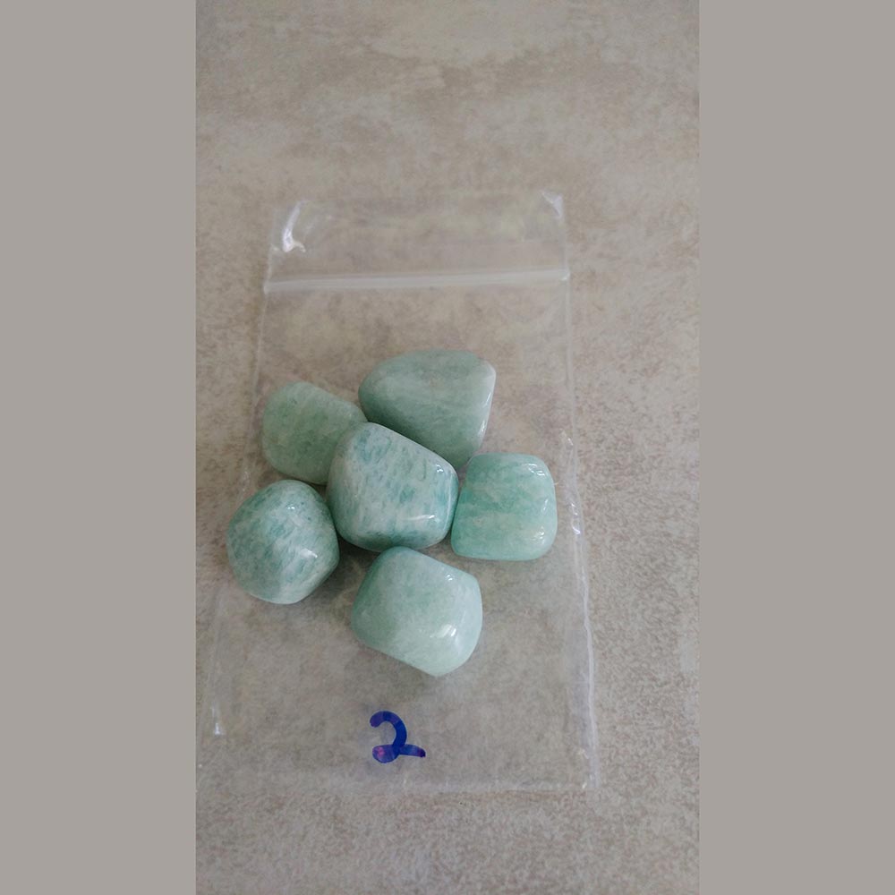 Amazonite Tumbled small/Med. India - Love My Pet Gemstone