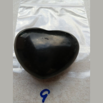 Shungite Puffy Heart (Approx 1 1/4" Russia