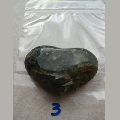 Labradorite Heart (Approx 1")