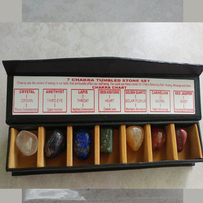 Chakra Symbol 7 Heart Set in Box 10" in Gift Box with Explanation